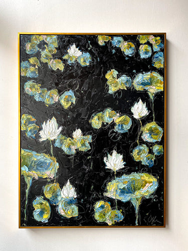 “Out of Night” - 36x48 Oil and Graphite