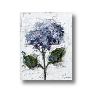”Hydrangea Botanical V” - 11x14 Oil on Canvas