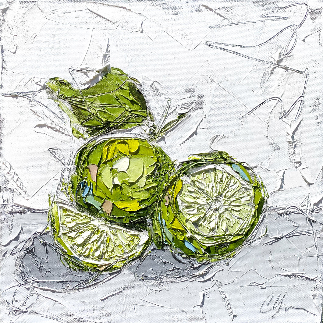Limes I 12x12 Oil