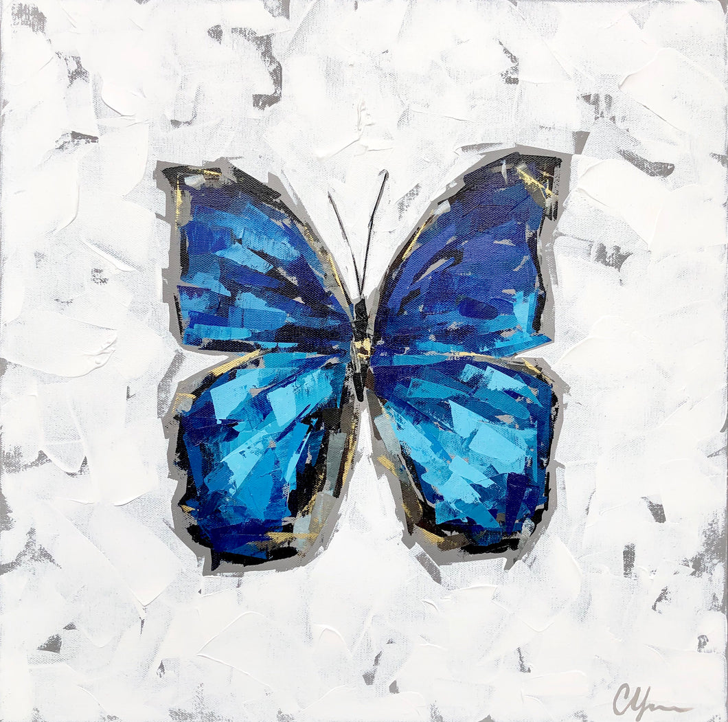 SOLD - “Blue Morpho no. 3”