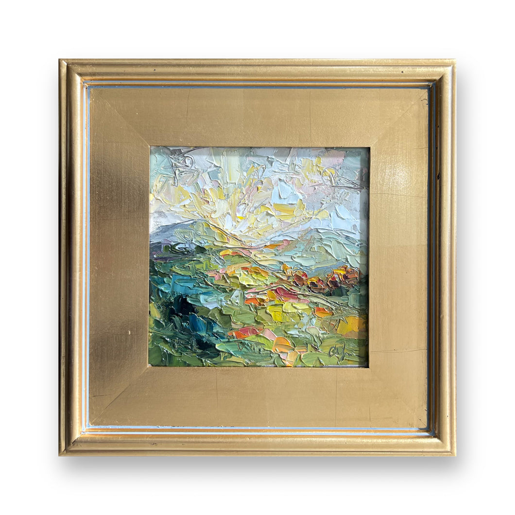 “Mountains VI”- 8x8 Oil on Canvas