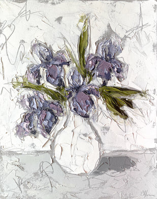 “Irises in White I