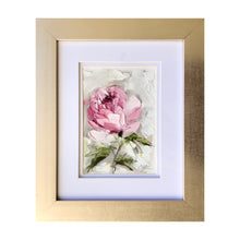 Load image into Gallery viewer, “Peony Vignette XI” 7x5” Oil/Graphite on Paper