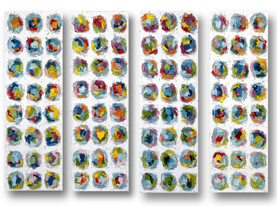 “Multifaceted I, II, III, IV” 60x80 Oil on Canvas