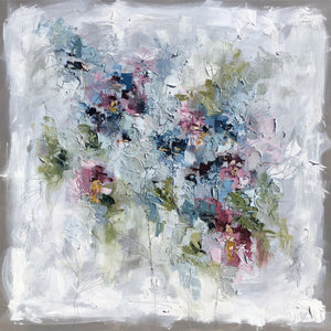 “Abstract Garden III” 48x48 Oil/Graphite on Canvas