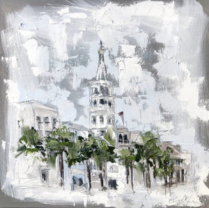 “Charleston” - 20x20 Oil/Graphite on Canvas