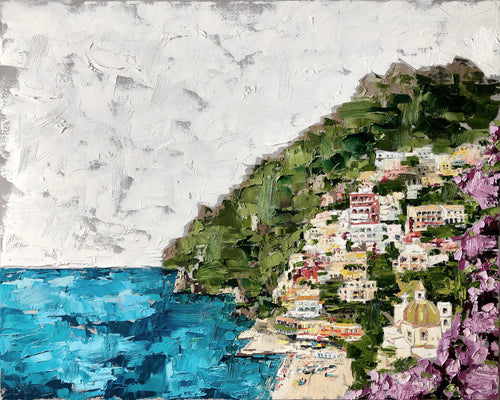 “Positano” 24x30x1.5” Oil on Canvas
