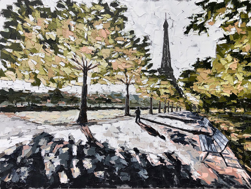 “Paris II” 36x48x1.5” Oil on Canvas