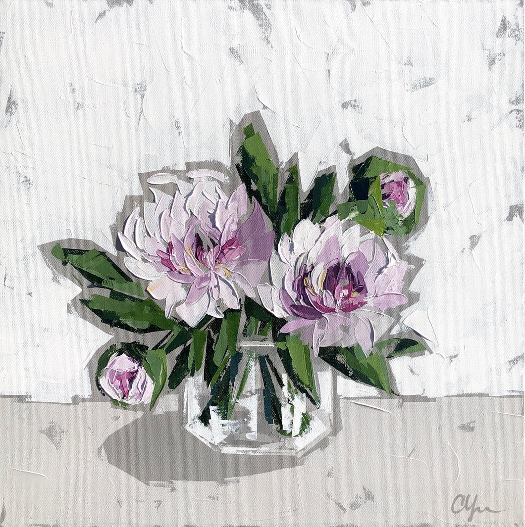 “Peonies in Glass no. 6”