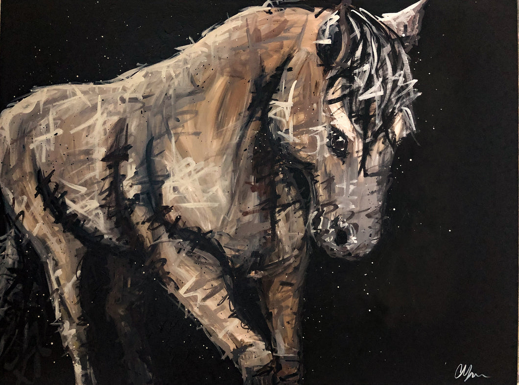 Experimental “Horse” 30x40x7/8”