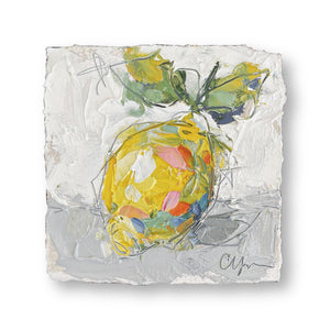 “Little Lemon XI” 4x4 Oil on Paper