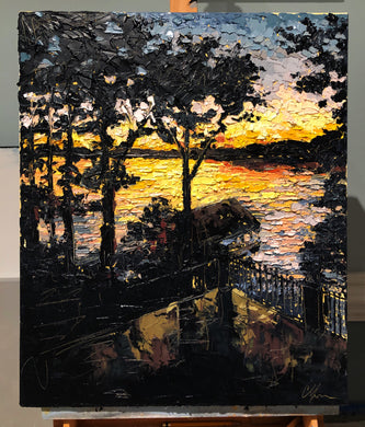 Lake Sunset - Grayson Commission
