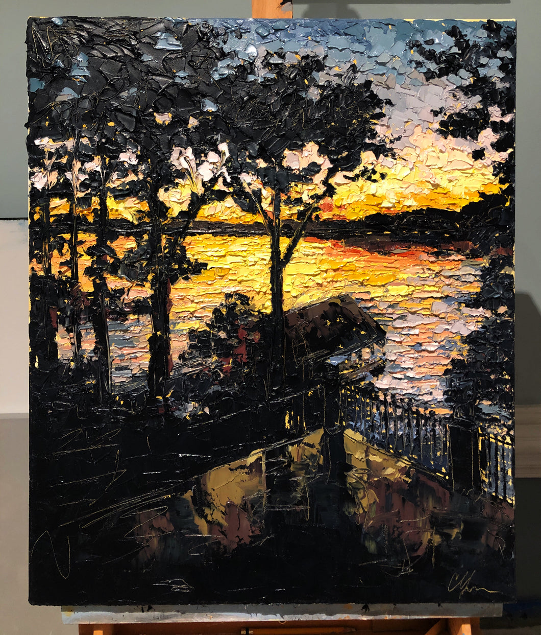 Lake Sunset - Grayson Commission