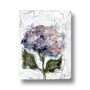 ”Hydrangea Botanical VI” - 11x14 Oil on Canvas