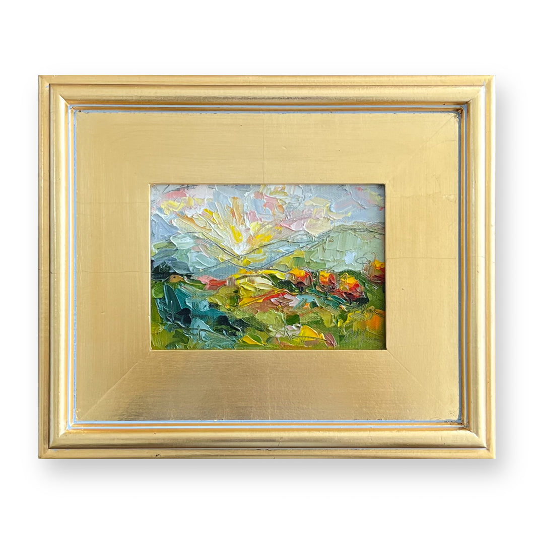 “Mountains IV”- 5x7 Oil on Canvas