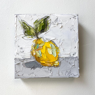 “Little Lemon VII” 8x8 Oil on Canvas