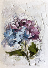 Load image into Gallery viewer, “Little Hydrangea I” 6x4 (9x7) Oil/Graphite on Paper