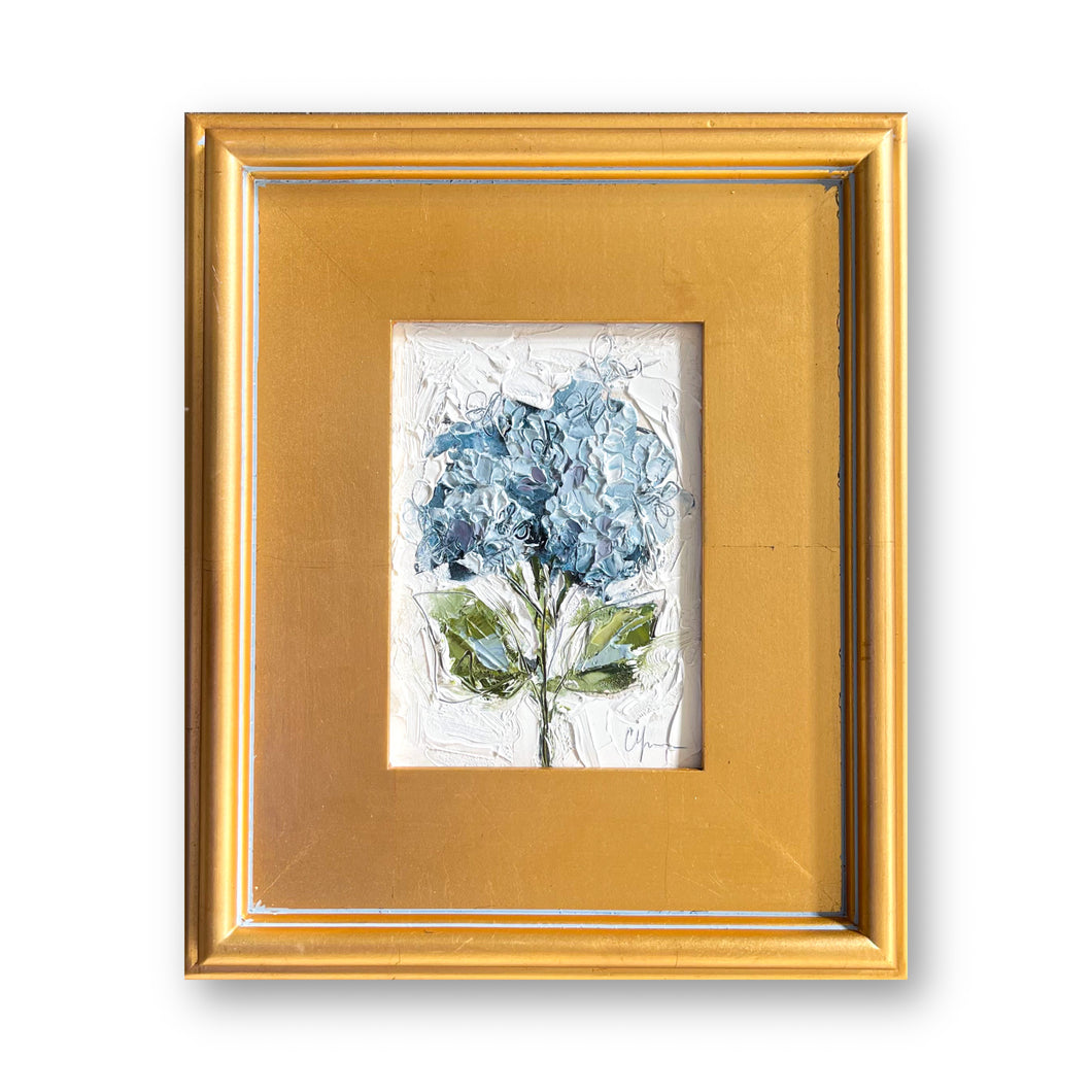 “Little Hydrangea XVI”- 5x7 Oil on Paper