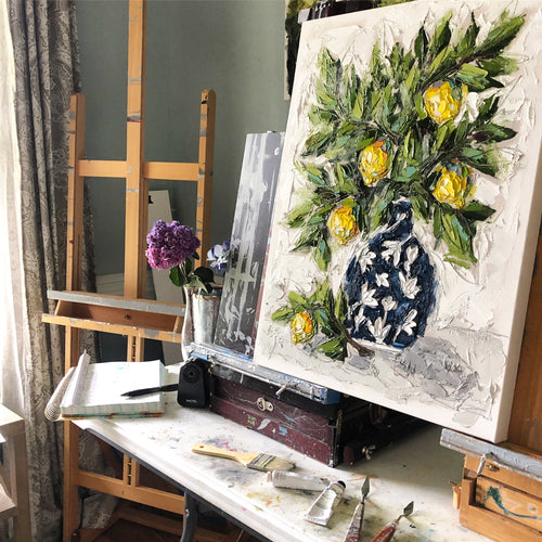 Lemons in Chinoiserie Commission