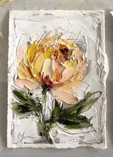 Load image into Gallery viewer, “Peach Peonies I and II” - 5x7 Oil on Paper