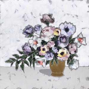 “Posies in Gold III”