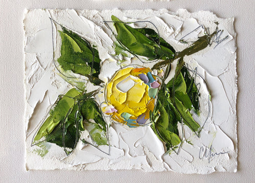 “Little Lemon Branch III” - 5x7 Oil on Paper