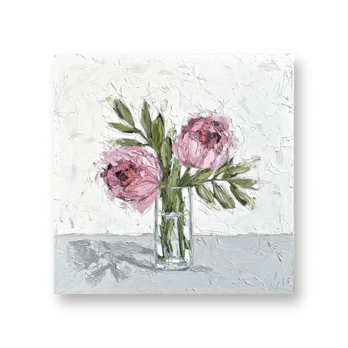 “Pivoine II” 36x36 Oil on Canvas