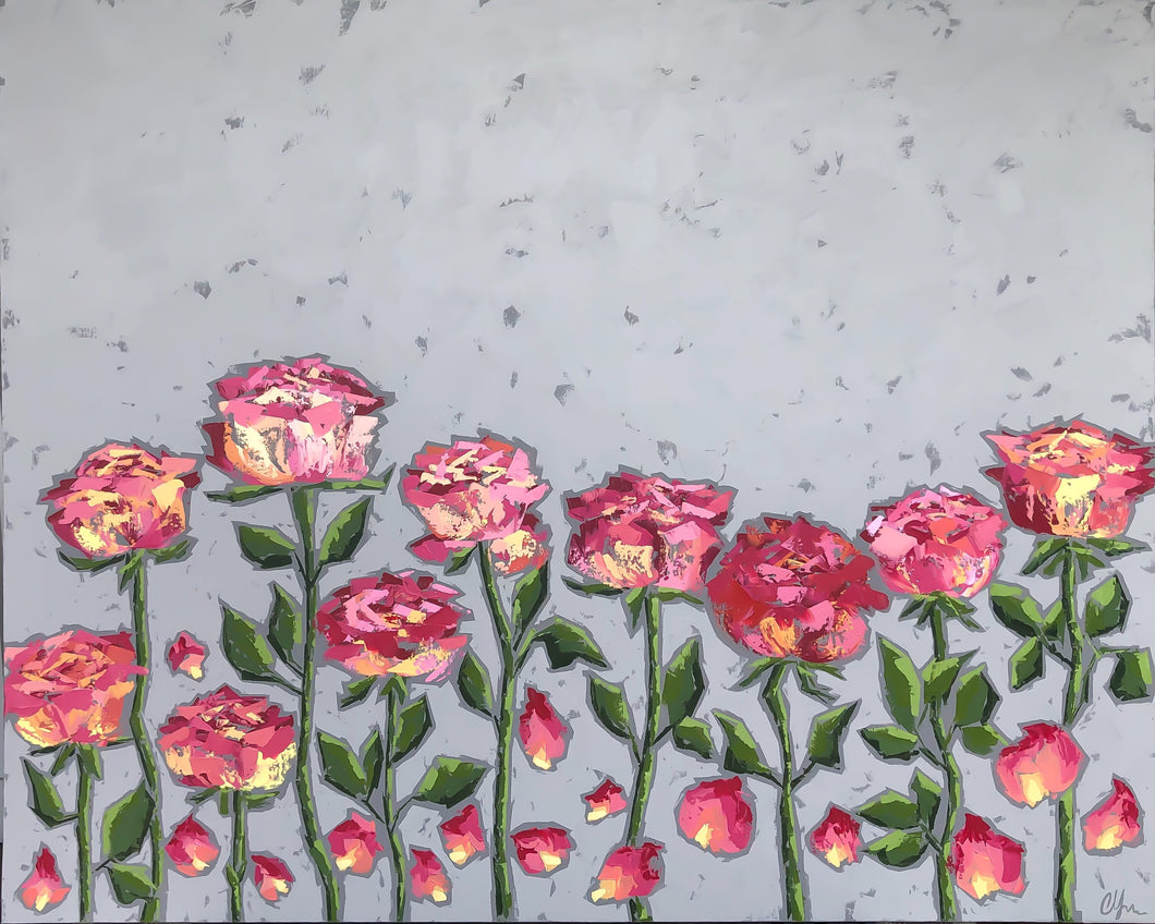 “La Vie en Rose” | 48x60x1.5”