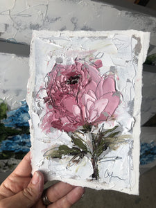 “Petite Fleur I” - 5x7 Oil on Paper