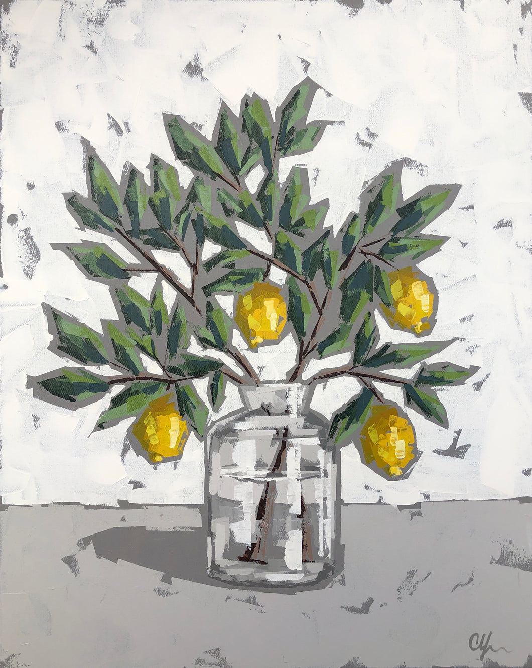“Lemons in Glass IV”
