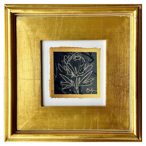 “Navy Peony Sketch”