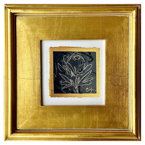 “Navy Peony Sketch”