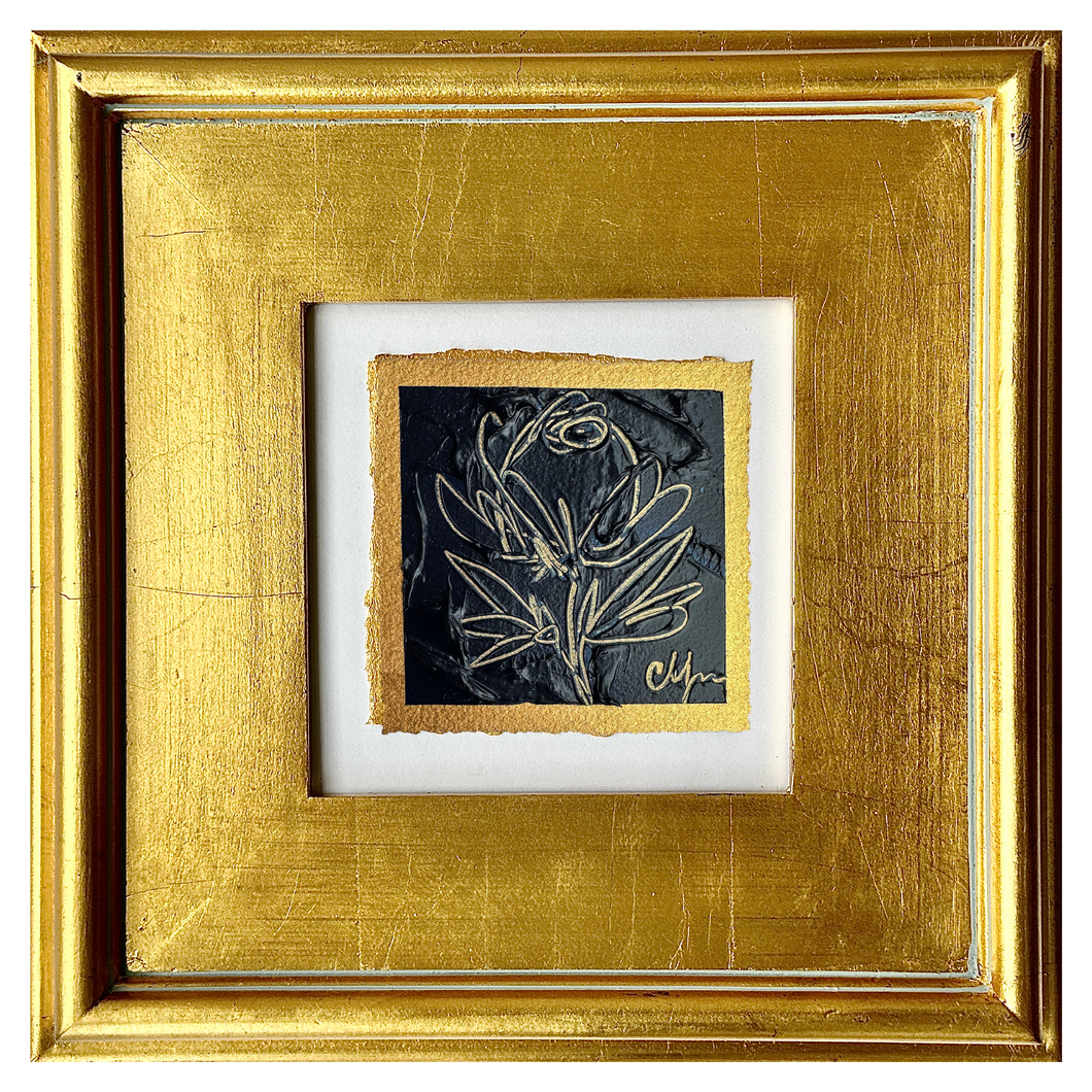 “Navy Peony Sketch”
