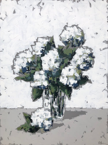 “Hydrangeas in Glass”
