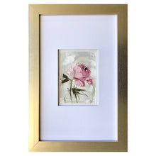 Load image into Gallery viewer, “Peony Vignette V” 7x5” Oil/Graphite on Paper