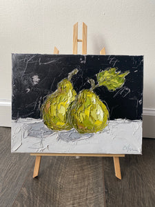 Two Pears - 9x12 Oil