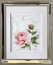 Load image into Gallery viewer, “PEONY VIGNETTE XXVII” 16.5x13.5 (10x8) Oil/Graphite on Paper