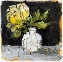 Load image into Gallery viewer, “Little Rose II” 14x14 (8x8) Oil/Graphite on Paper