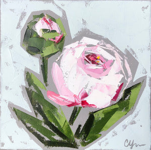 “Peonies no. 12” 8x8