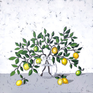 SOLD - “Lemons in Glass”