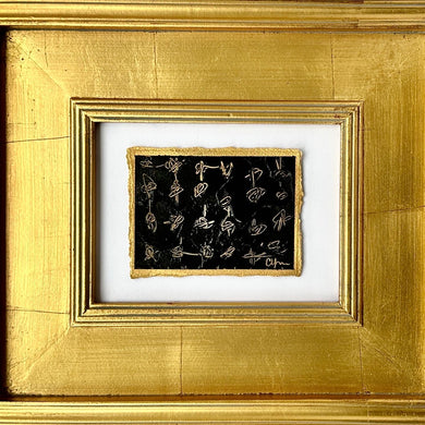 “Gold Dot Sketch II”