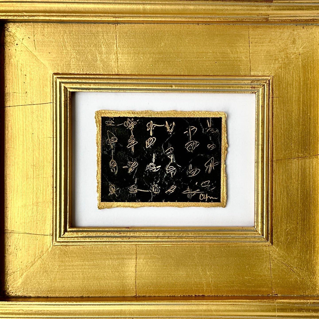 “Gold Dot Sketch II”