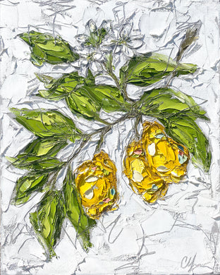 Lemon Botanical III - 16x20 Oil