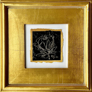 “Gold Peony Sketch I”