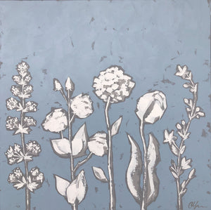 SOLD - “Jardins de Bleu”
