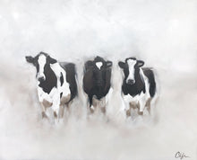 Load image into Gallery viewer, “Curious Cows” | 24x30x1.5”