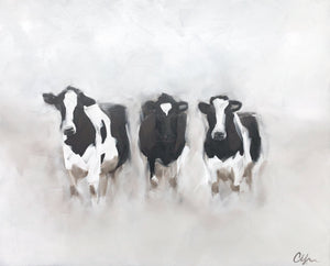 “Curious Cows” | 24x30x1.5”